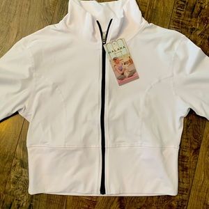 Halara size medium women’s short sleeve zip up jacket